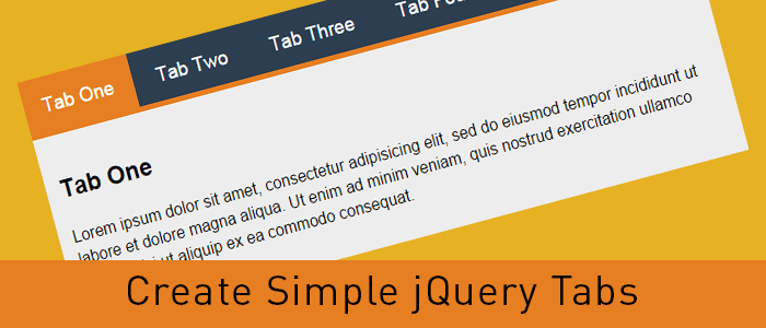 An easy way to create Tabbed Content with jQuery & CSS