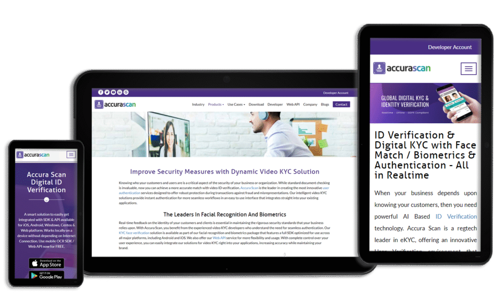 Complete Web and Mobile Development for AI-Powered Digital KYC and Identity Verification.