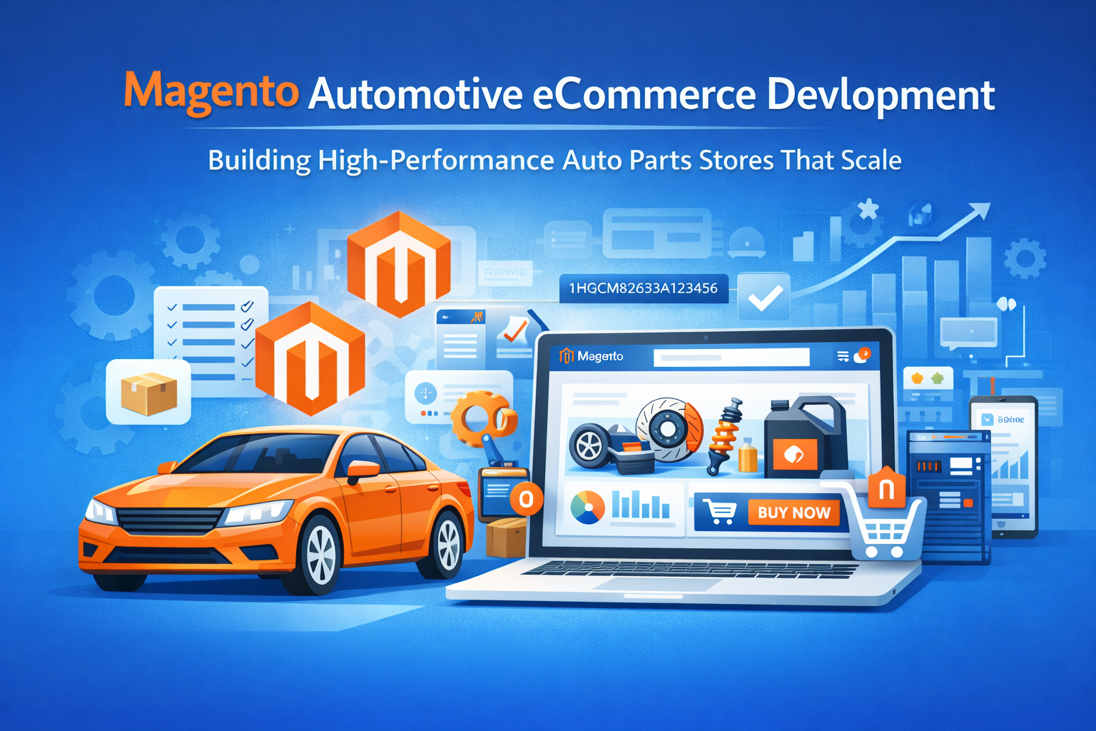 Magento Automotive eCommerce Development: Building High-Performance Auto Parts Stores That Scale